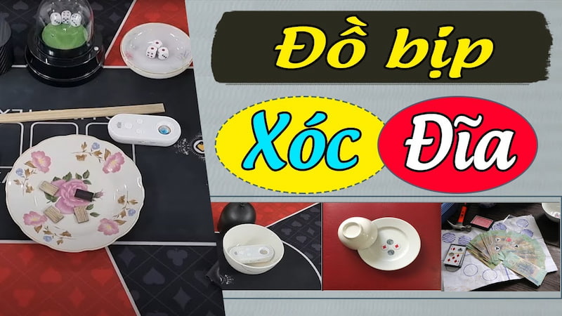 Dụng cụ xóc đĩa bịp gắn thiết bị thông minh